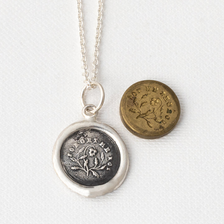 Forget Me Not Locket